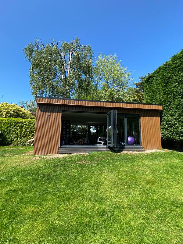 Garden room home gym
