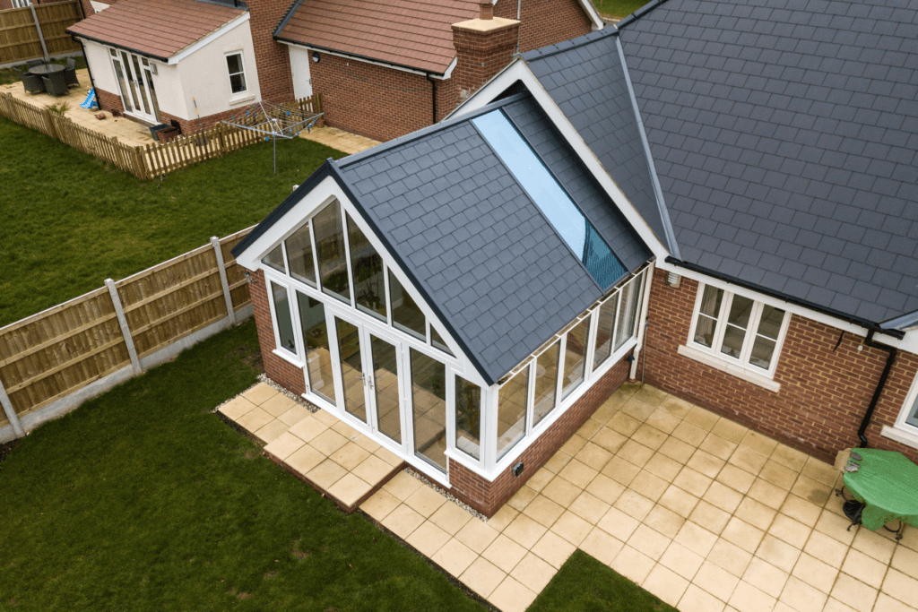 orangery with solid roof