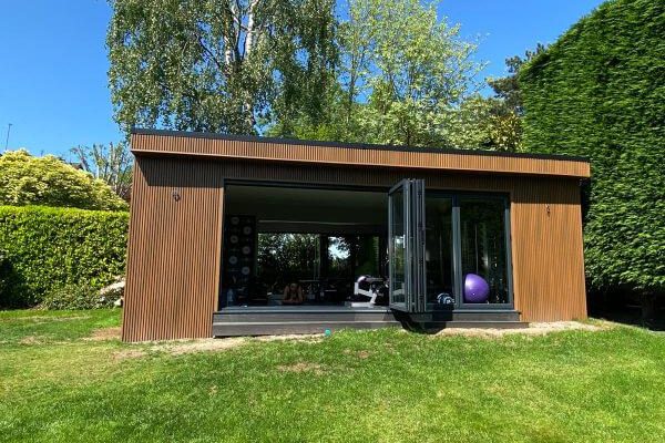 Garden room home gym